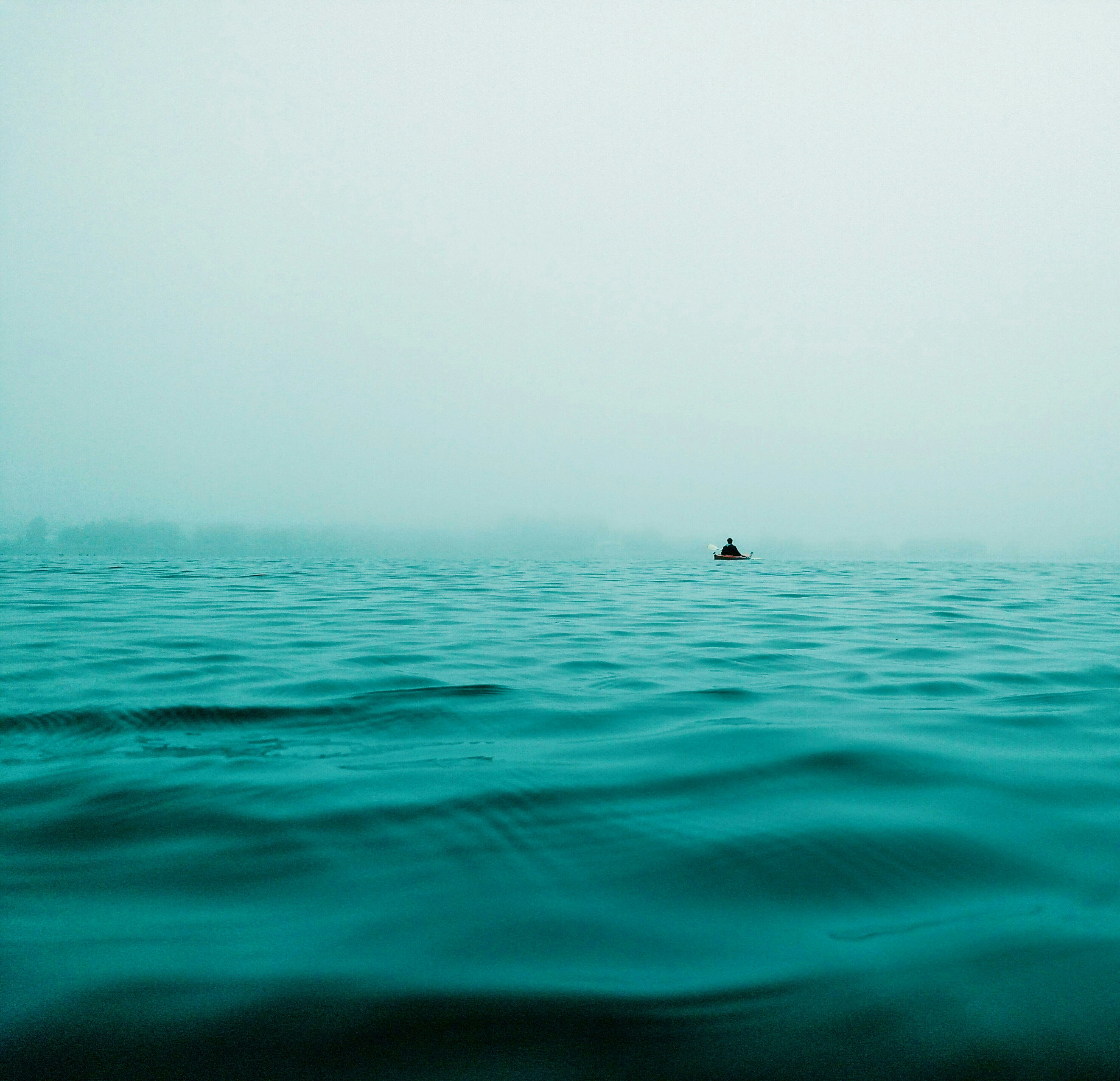 closeup photo of calm body of water